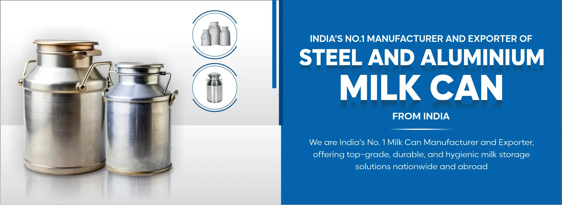 Steel and Aluminum Milk Can Manufacturers
